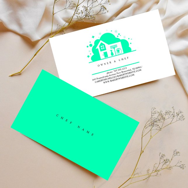 Tarjeta De Visita Casa personalizado Servicios de Limpieza de Maid a (Subido por el creador)