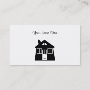 Tarjeta De Visita Casa, su nombre aquí
