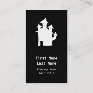 Tarjeta De Visita Casa vieja, en blanco