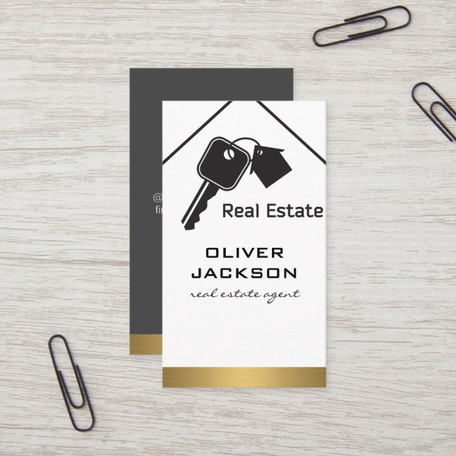 Tarjeta De Visita Casas inmobiliarias (Anverso/Reverso In Situ)