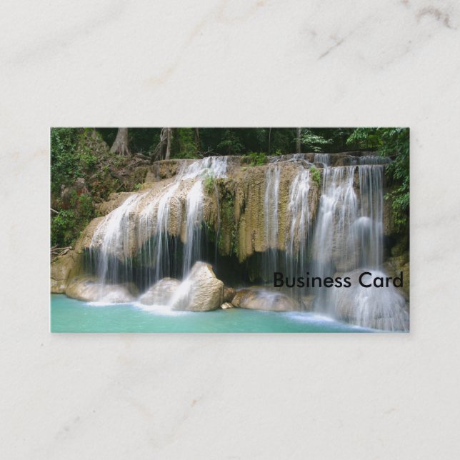 Tarjeta De Visita Cascada (Anverso)