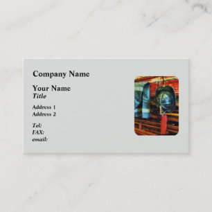 Tarjeta De Visita Casco y chaqueta de Fireman