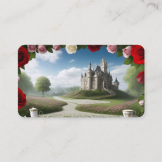 Tarjeta De Visita Castillo a través del marcador de Portal de Wonder