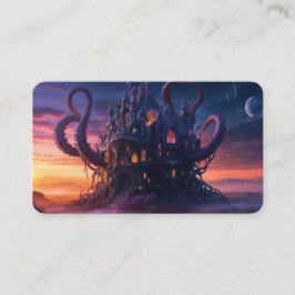 Tarjeta De Visita Castillo cósmico de Eons Long Past Bookmark