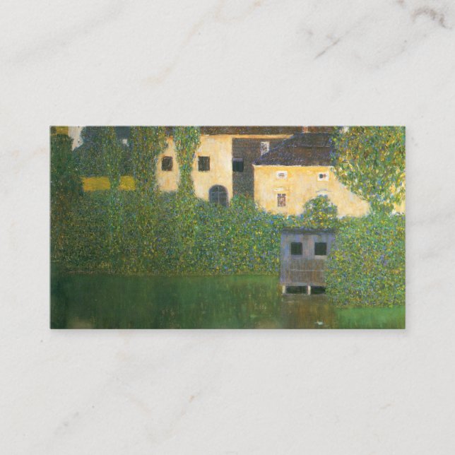 Tarjeta De Visita Castillo de Agua - Gustav Klimt (Anverso)