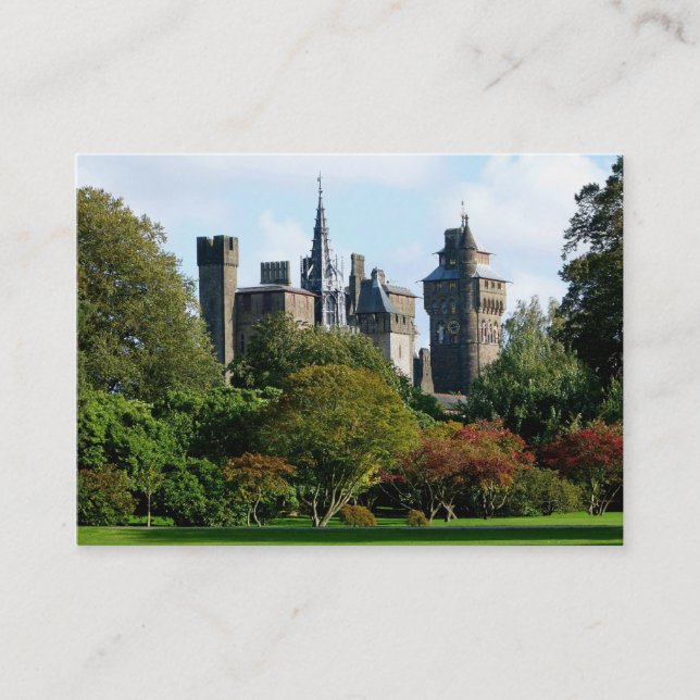 Tarjeta De Visita Castillo de Cardiff II (Anverso)