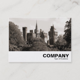 Tarjeta De Visita Castillo de Cardiff II - Sepia