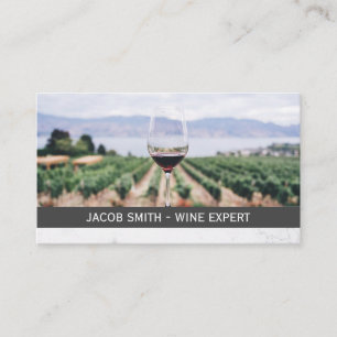 Tarjeta De Visita Cata de Vino   Viñedo Mancha de Vino