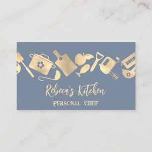 Tarjeta De Visita Catálogo del restaurante del chef personal QR Smok