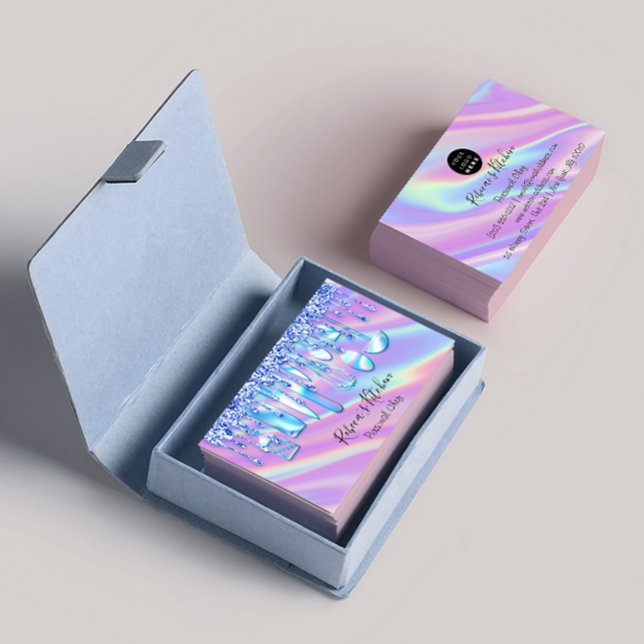 Tarjeta De Visita Catálogo personal de cocina del chef Holograma (Subido por el creador)