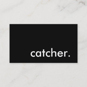 Tarjeta De Visita catcher.