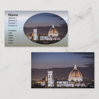 Tarjeta De Visita Catedral - Florencia Italia