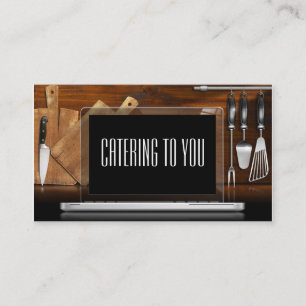 Tarjeta De Visita Caterer/Restaurante/Chef-SRF