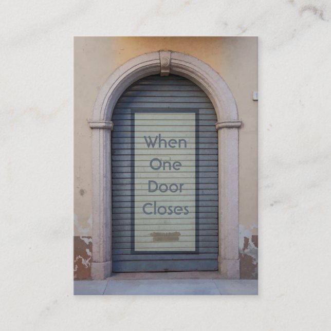 Tarjeta De Visita Cazador principal, agencia de la colocación del (Anverso)