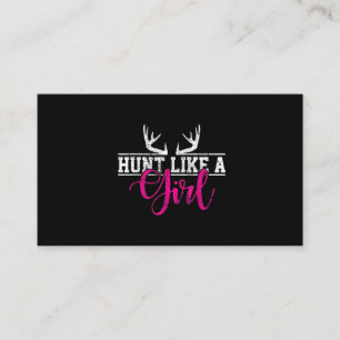 Tarjeta De Visita Cazar Chicas Cazar Como Un Chica