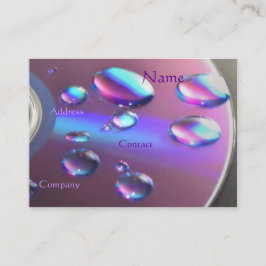 Tarjeta de visita CD de DJ - personalizable