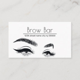 Tarjeta De Visita Cejas Microblading y Pestañas, Extensiones de Pest