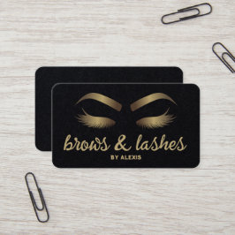 Tarjeta De Visita Cejas y Extensión de Pestañas