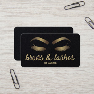Tarjeta De Visita Cejas y Extensión de Pestañas
