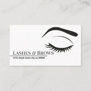 Tarjeta De Visita Cejas y Pestañas Microblading, Extensiones de Pest
