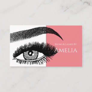 Tarjeta De Visita Cejas y Pestañas Microblading, Extensiones de Pest