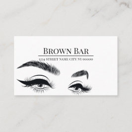 Tarjeta De Visita Cejas y Pestañas Microblading, Extensiones de Pest