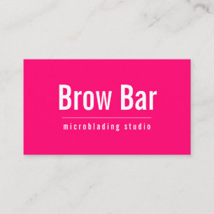 Tarjeta De Visita Cejas y Pestañas Microblading, Extensiones de Pest