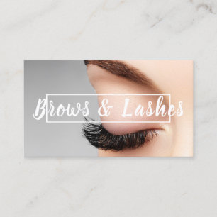 Tarjeta De Visita Cejas y pestañas Ombre