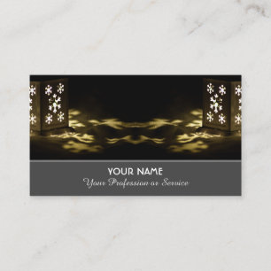 Tarjeta De Visita Celebración de la decoración de Navidades festiv