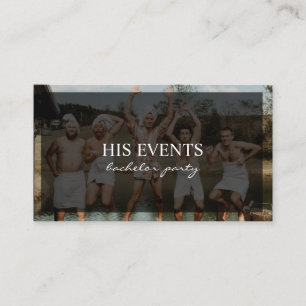 Tarjeta De Visita Celebración de la fiesta de novias del partido del