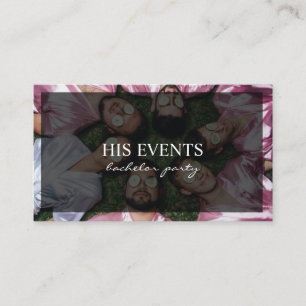 Tarjeta De Visita Celebración de la fiesta de novias del partido del