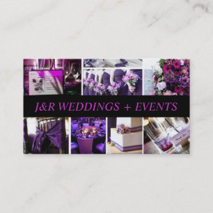 Tarjeta De Visita Celebración y eventos del Boda Fiesta Planner
