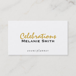 Tarjeta De Visita Celebraciones   Script