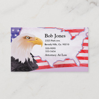 Tarjeta De Visita Celebre la independencia Eagle
