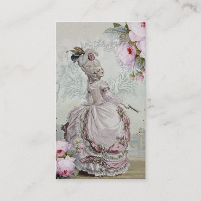 Tarjeta De Visita CÉLESTE sobre el oro (Anverso)