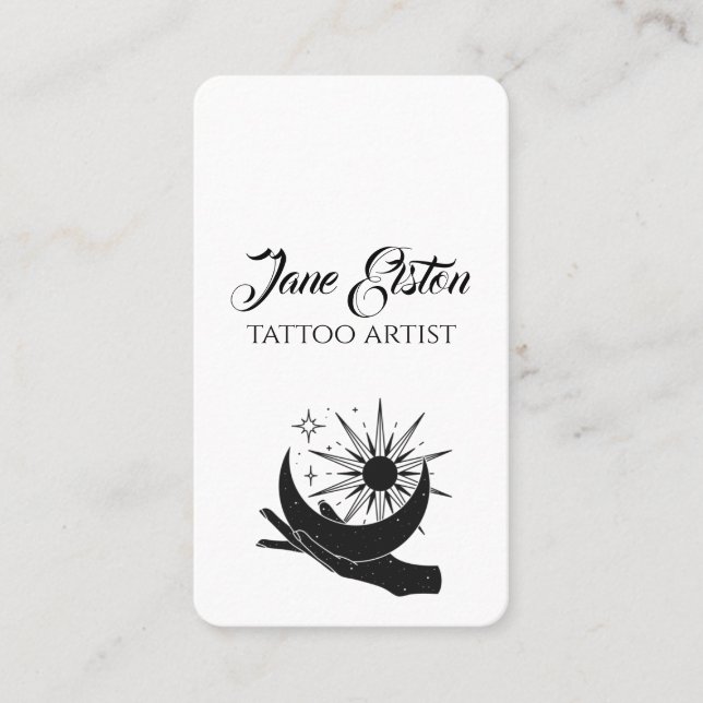Tarjeta de visita celestial (Anverso)