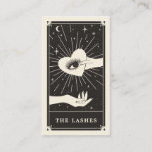 Celestial Eye Tarot Lash Black Business card