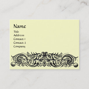 TARJETA DE VISITA CELTIC DRAGONS MONOGRAM