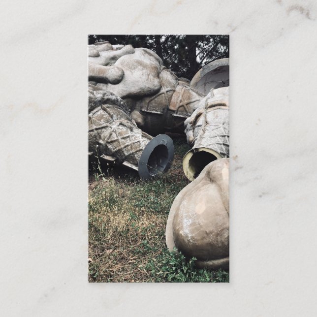 Tarjeta De Visita cementerio de helados de fibra de vidrio (Anverso)