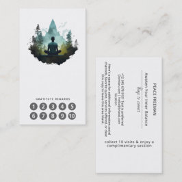 Tarjeta De Visita Center Within | Meditación en el Bosque