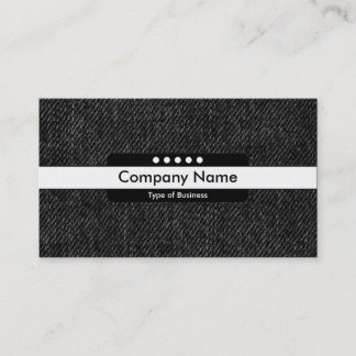 Tarjeta De Visita Centro Banda 5 Spots - Denim Negro
