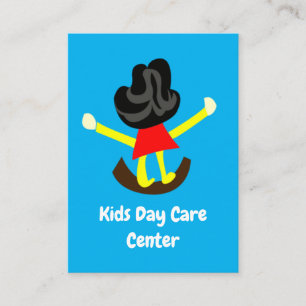 Tarjeta De Visita Centro de Cuidado Infantil Happy Girl