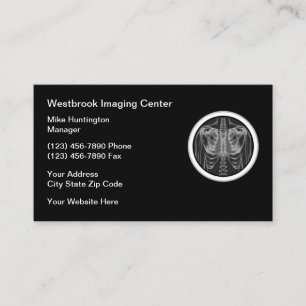 Tarjeta De Visita Centro de imágenes de radiología