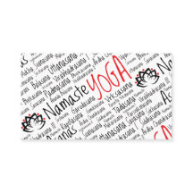 Centro de la yoga/negocio/profesor elegantes de la