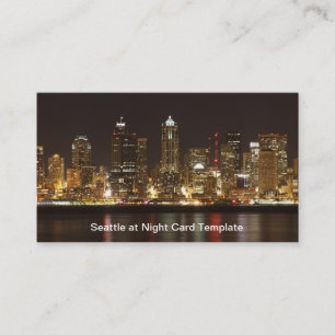 Tarjeta De Visita Centro de Seattle, Washington Business Card