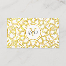 Centro de Yoga Gold Lotus Floral Mandala