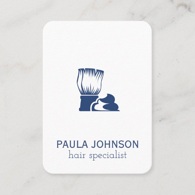 Tarjeta De Visita Cepillo y crema de relleno (Anverso)