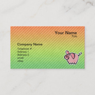 Tarjeta De Visita Cerdo