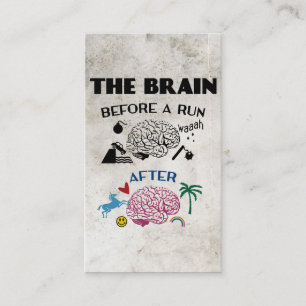 Tarjeta De Visita Cerebro de los corredores