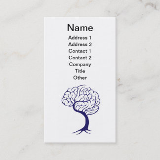 Tarjeta De Visita Cerebro del árbol